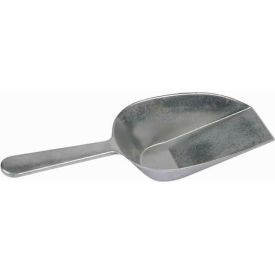 Utility Scoop W/ Flat Bottom, 16 oz, Aluminum