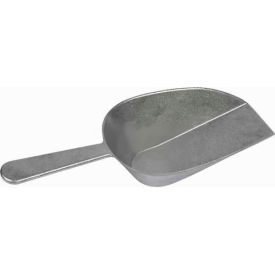 Utility Scoop W/ Flat Bottom, 24 oz, Aluminum