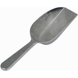 Utility Scoop W/ Flat Bottom, 4 oz, Aluminum