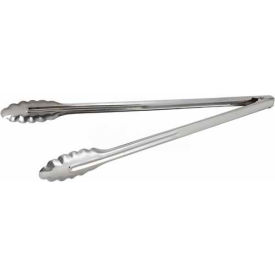 Utility Tong Coiled Spring, 16"L, Medium Weight Stainless Steel