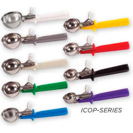 ICOP-16 Disher W/ Single Piece Handle, Size #16, Blue