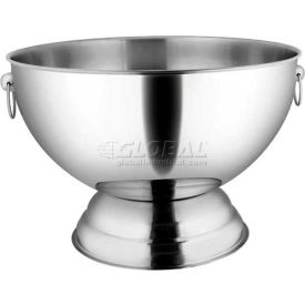 Punch Bowl with Handles, 14 Qt., Stainless Steel