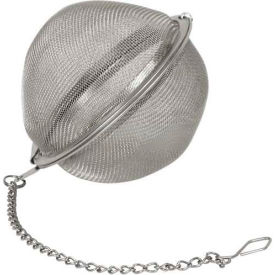 Tea Infuser Ball W/ Chain, 2-3/4"D, Stainless Steel