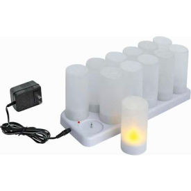 Rechargeable Tea Light Set, 12 Piece