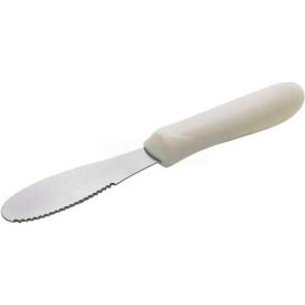 Sandwich Spreader, 3-1/2"L Blade, White Polypropylene Handle