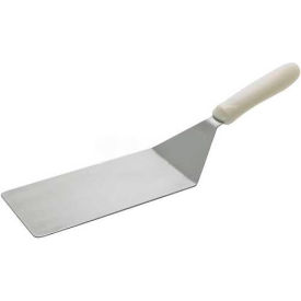Turner, 4"L Blade, 8"W, White Polypropylene Handle