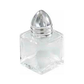 Square Shakers W/ Chrome Plated Tops, 12/Pack