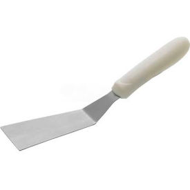 Grill Spatula, 5-1/2"W Blade, 2-1/2"W, White Polypropylene Handle