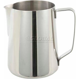 Pitcher, 50 oz, 6-1/4", Stainless Steel
