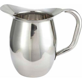 Deluxe Bell Pitcher, 2 Qt, Stainless Steel