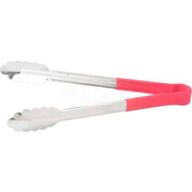 Utility Tong Heat Resistant, 12"L, Red