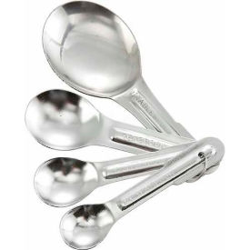 4-Piece Measuring Spoon Set, Stainless Steel