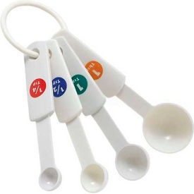 Measuring Cup with Capacity Marking, 1 Tsp & 1 Tbsp, Plastic, White
