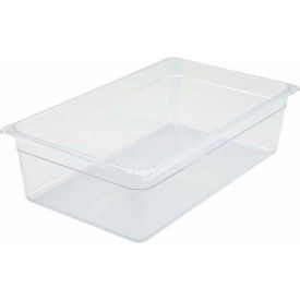 Full-Size Food Pan, 6"H, -40°F to 210°F, Polycarbonate