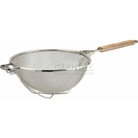 Fine Mesh, 10-1/2" Diameter, Stainless Steel