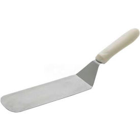 Flexible Turner, 9-1/2"L Blade, 3"W, White Polypropylene Handle