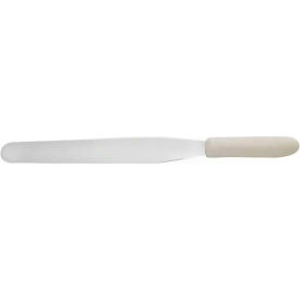 9-1/2"L Blade, White Polypropylene Handle