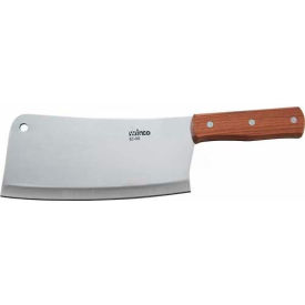 Cleaver, Heavy Duty, Wood Handle, High Carbon Stainless Steel, 8" Blade length