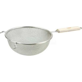 Medium Double Mesh, 6-1/4" Diameter, Stainless Steel
