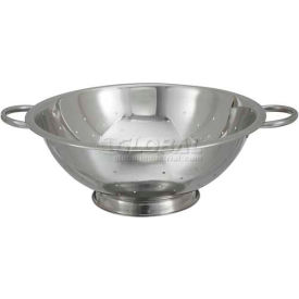 Colander W/ Base, 5 Qt., 12"D, Stainless Steel