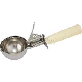 Ice Cream Disher with Plastic Handle, Size #10, Ivory