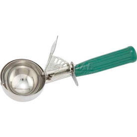 Ice Cream Disher W/ Plastic Handle, Size #12, Green