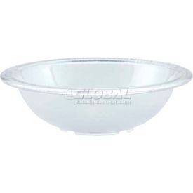 Pebbled Bowl, 8" Diameter, White, Polycarbonate