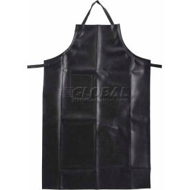 Heavy Naugahyde Bib Apron, Black 26-1/2"x41-1/4"