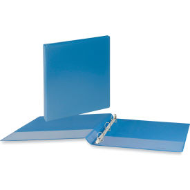 Slant D-Ring View Binder, 3 Rings, 1" Cap, 11" x 8.5", Light Blue