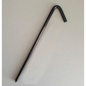 10" Mini Tarp Hook Stake, Black