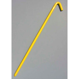 24" Hook Stake, Yellow
