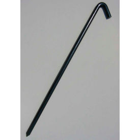 24" Hook Stake, Black
