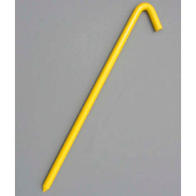 18" Hook Stake, Yellow
