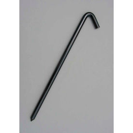 18" Hook Stake, Black