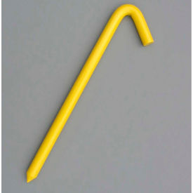 12" Hook Stake, Yellow