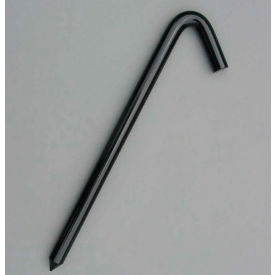 12" Hook Stake, Black