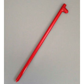 18" Forged Head Stake, Red