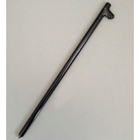 18" Forged Head Stake, Black