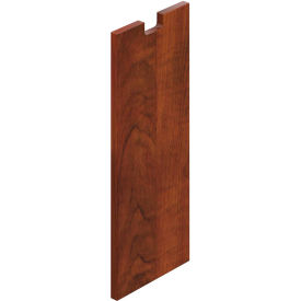 Half End Panel, 12"W x 1"D x 28"H, Dark Cherry