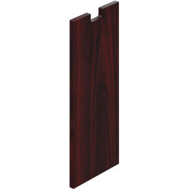 Half End Panel, 12"W x 1"D x 28"H, Mahogany