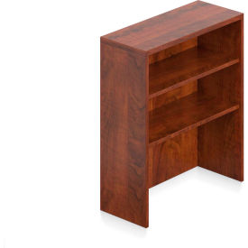 Hutch Bookcase - 36"W x 15"D x 36"H - Dark Cherry