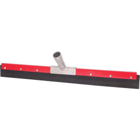 Heavy Duty Straight Black Buna Blend Floor Squeegee, Nitrile Rubber, 24"