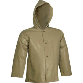 Magnaprene Hooded Jacket, Green, Inner Cuffs, XL