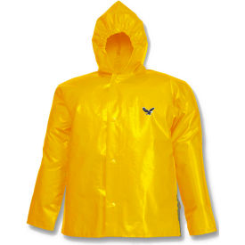Iron Eagle Storm Fly Front Hooded Jacket, Gold, 2XL