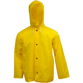 Eagle Storm Fly Front Hooded Jacket, Yellow, Small