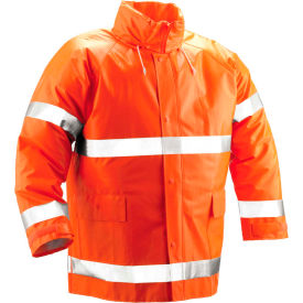 Comfort-Brite Jacket, Fluorescent Orange, Medium