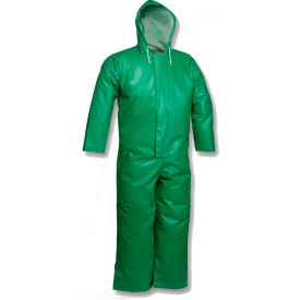 SafetyFlex Zipper Fly Front Hooded Coverall, 2XL