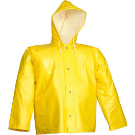 American Storm Fly Front Hooded Jacket, Yellow, XL