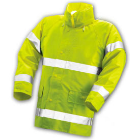 Comfort-Brite Jacket, Fluorescent Lime, 2XL