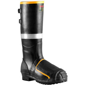 MB816B Metatarsal Steel Toe Boots, Black Steel Midsole, Size 14